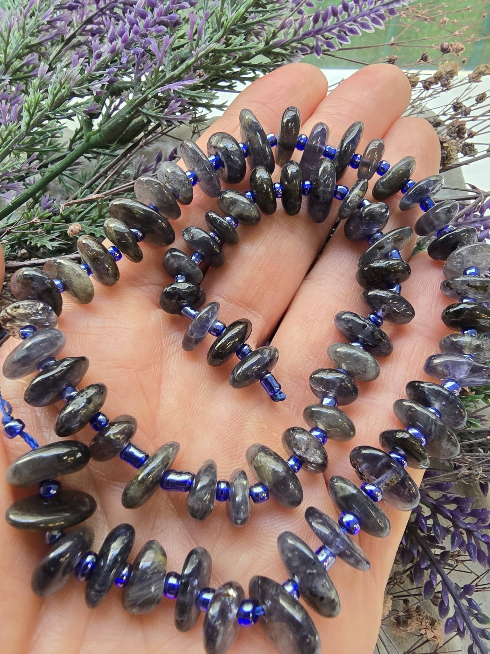 Disk Dogal İyolit Tasi