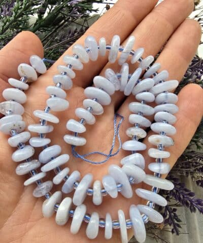 Disk Dogal Kalsedon Tasi