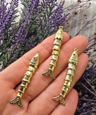 Hareketli 3d Balik Kolye Ucu 3