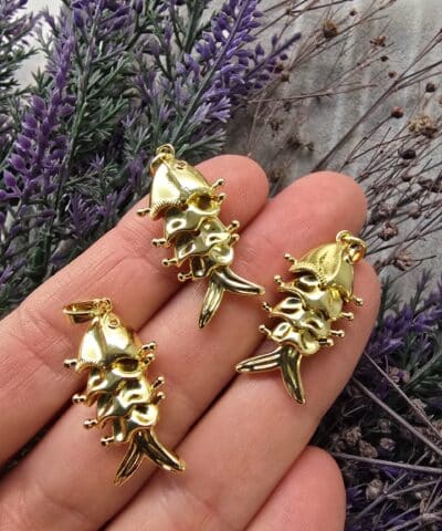 Hareketli 3d Balik Kolye Ucu 4