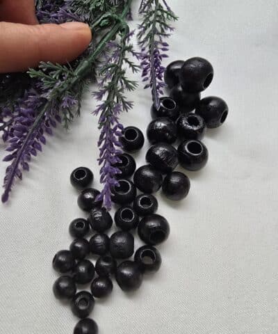 Siyah Kure Ahsap Tahta Boncuk Cesitleri 2