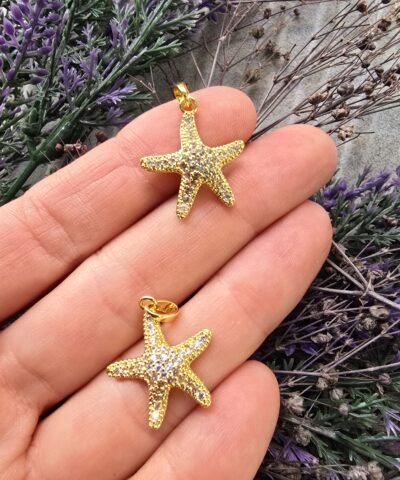 Yildiz Zirkon Tasli Charm