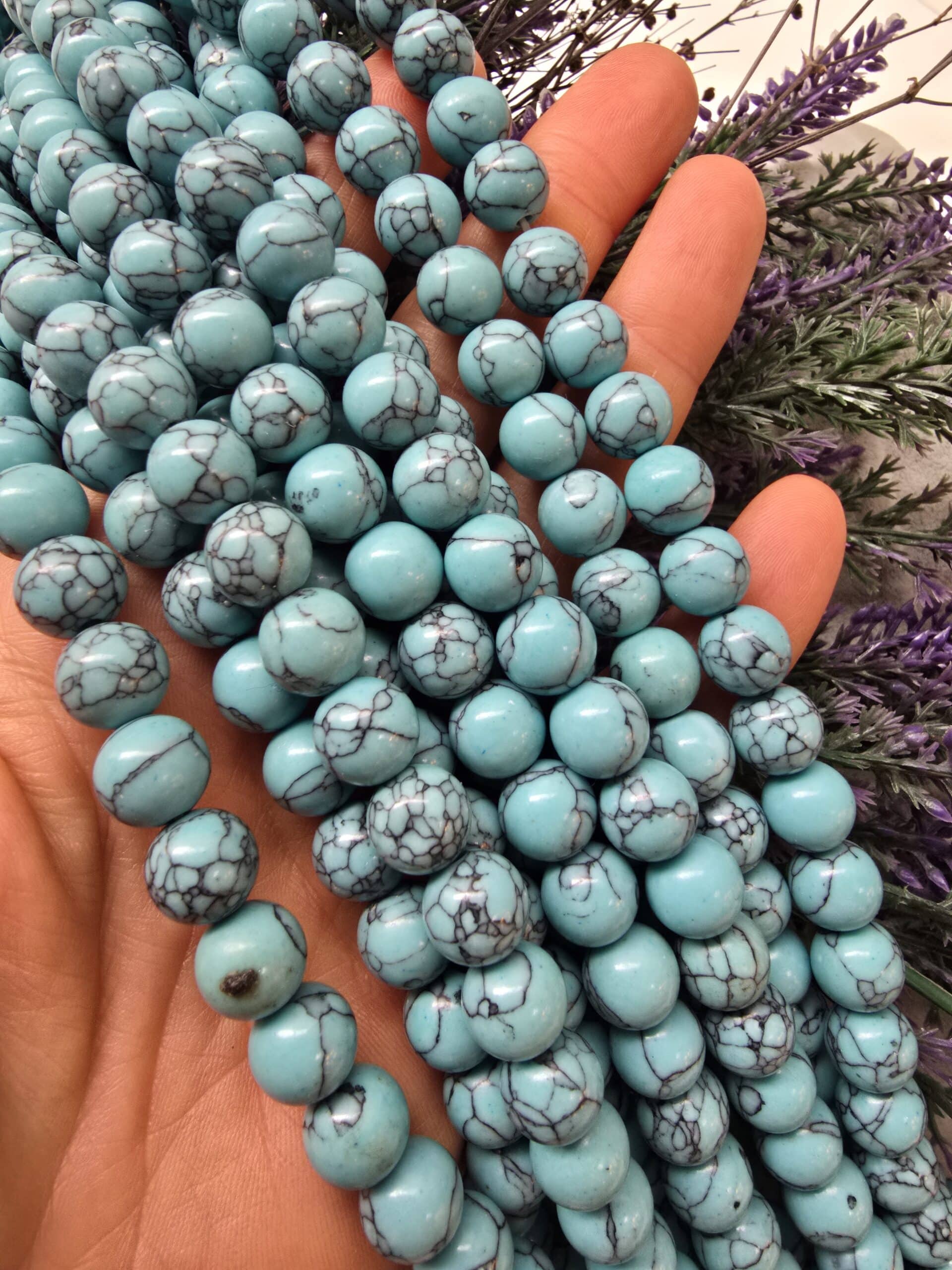 10 Mm Sikma Firuze Kure Turkuaz Tasi