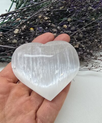 5 CM Kalp Selenit Taşı