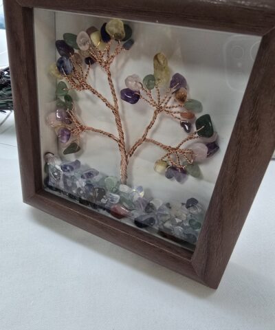 Çakra Doğal Taş Süs Obje Hediyelik Masa Üstü Çerçeve