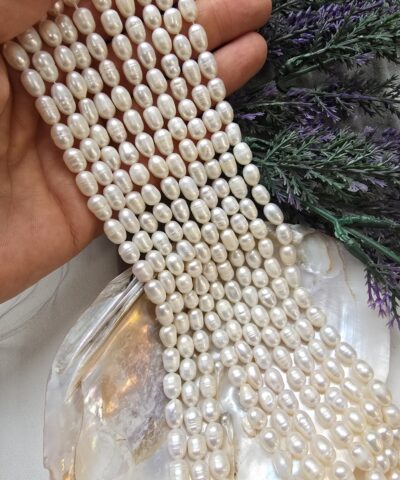 Alternative view of 6x8 MM Premium Arpa Doğal İnci