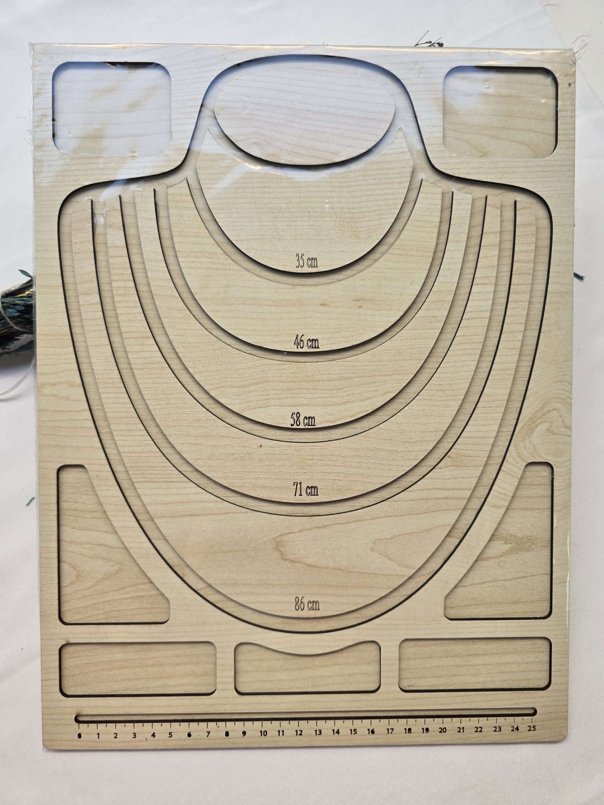 30x40 CM Takı Tasarım Kolye Ölçü Tablası - Görsel 3