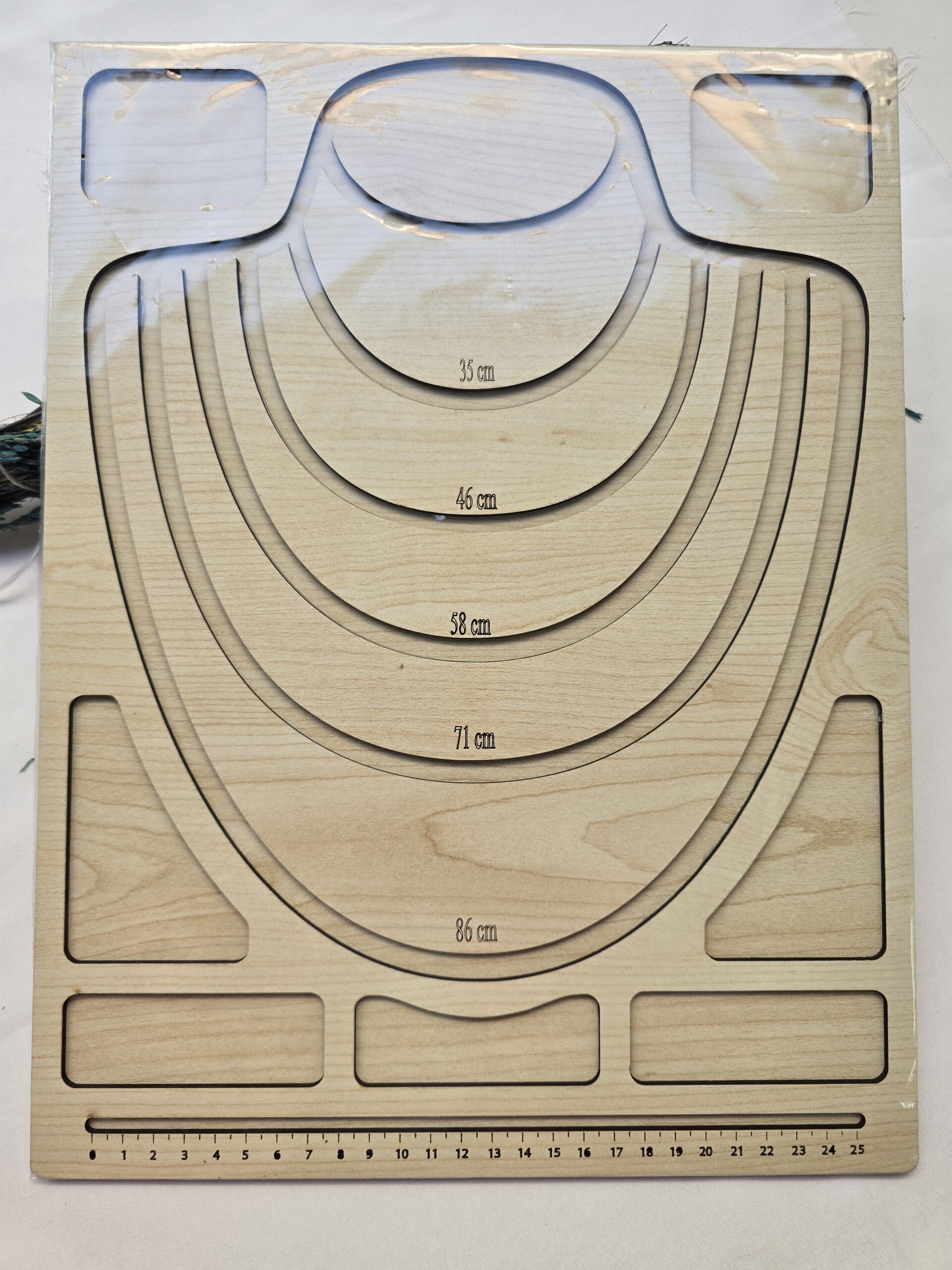 30x40 CM Takı Tasarım Kolye Ölçü Tablası - Görsel 2