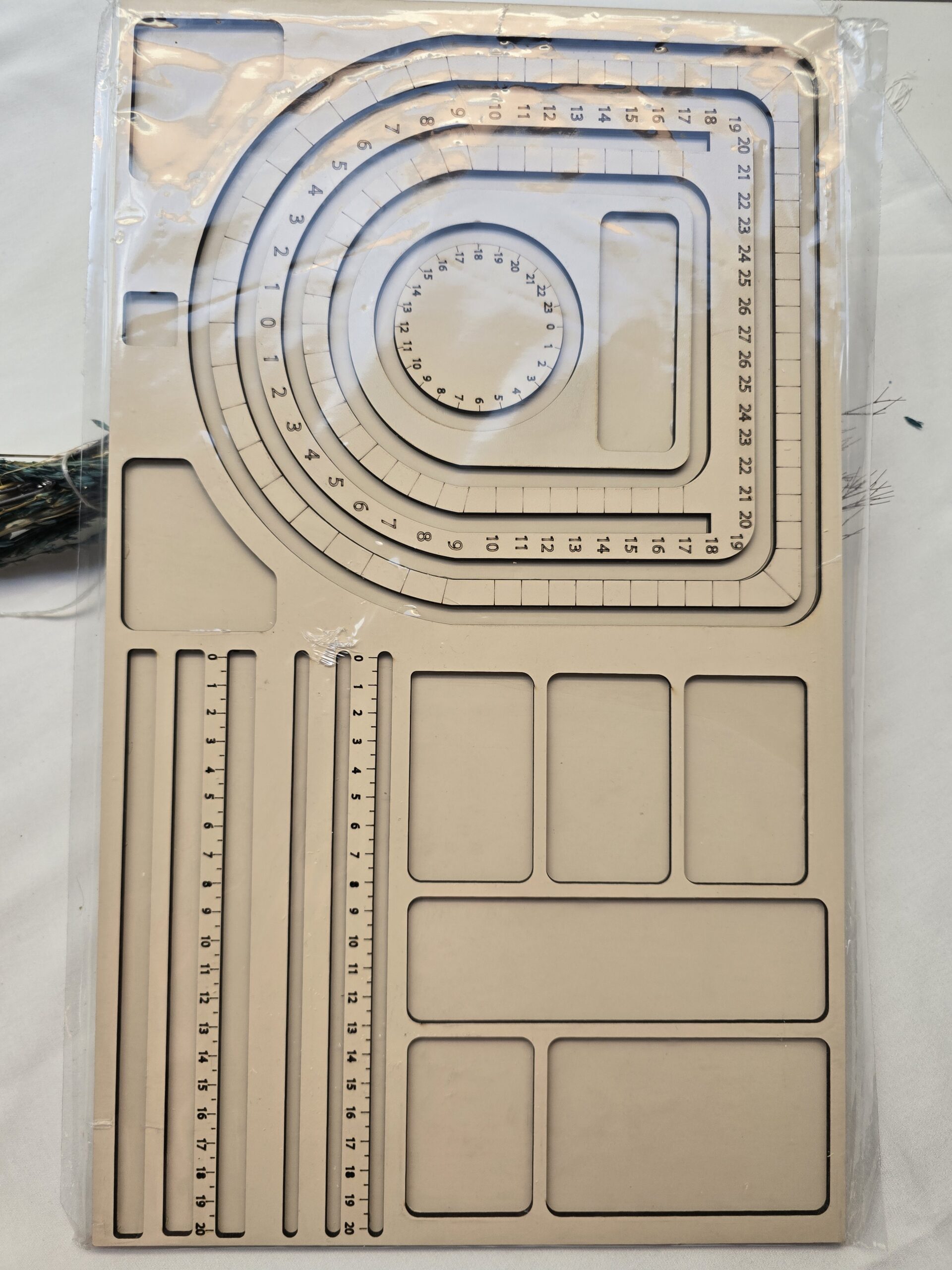 30x40 CM Takı Tasarım Bileklik ve Kolye Ölçü Çalışma Tablası - Görsel 2