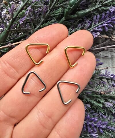 14 Mm Kolye Ve Anahtarlik Ucu Ucgen Kiskac