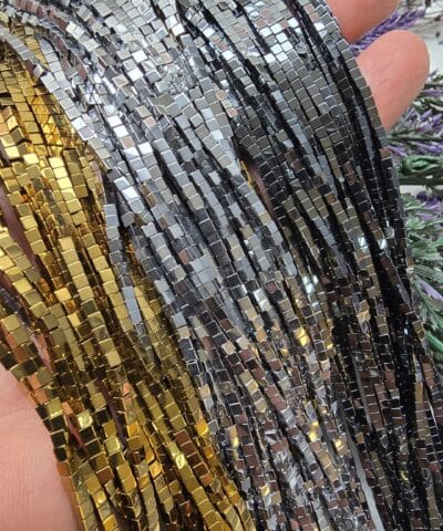 2x2 Mm Kup Hematit Dogal Tas