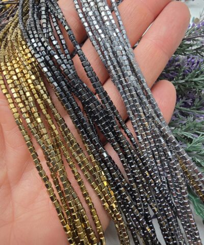 2x2 Mm Petek Hematit Dogal Tas