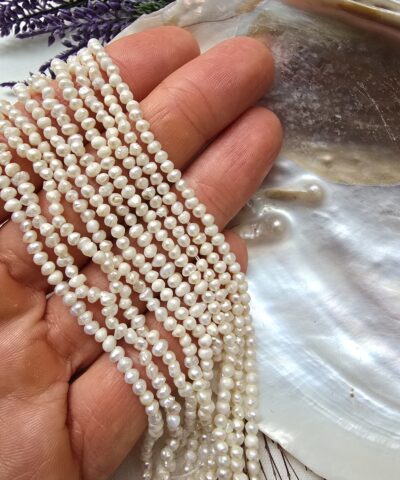 3 Mm Aaa Premium Dogal Barok İnci 5