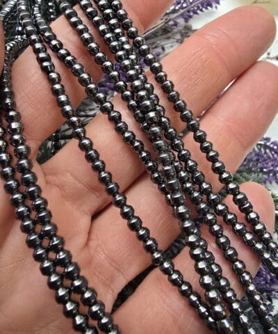 3 Mm Dorika Hematit Dogal Tas Fume