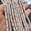 4x2 Mm Disk Pembe Jasper Dogal Tas