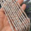 4x2 Mm Disk Pembe Jasper Dogal Tas 3