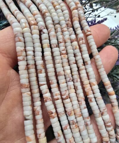 4x2 Mm Disk Pembe Jasper Dogal Tas