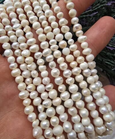 5 6 Mm Oval Dogal İnci