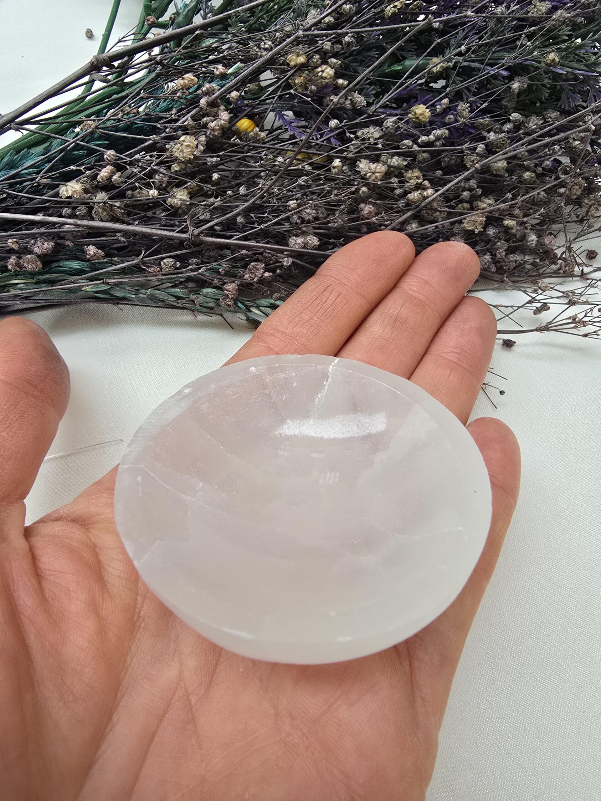 6 Cm Arinma Canak Selenit Tasi 2