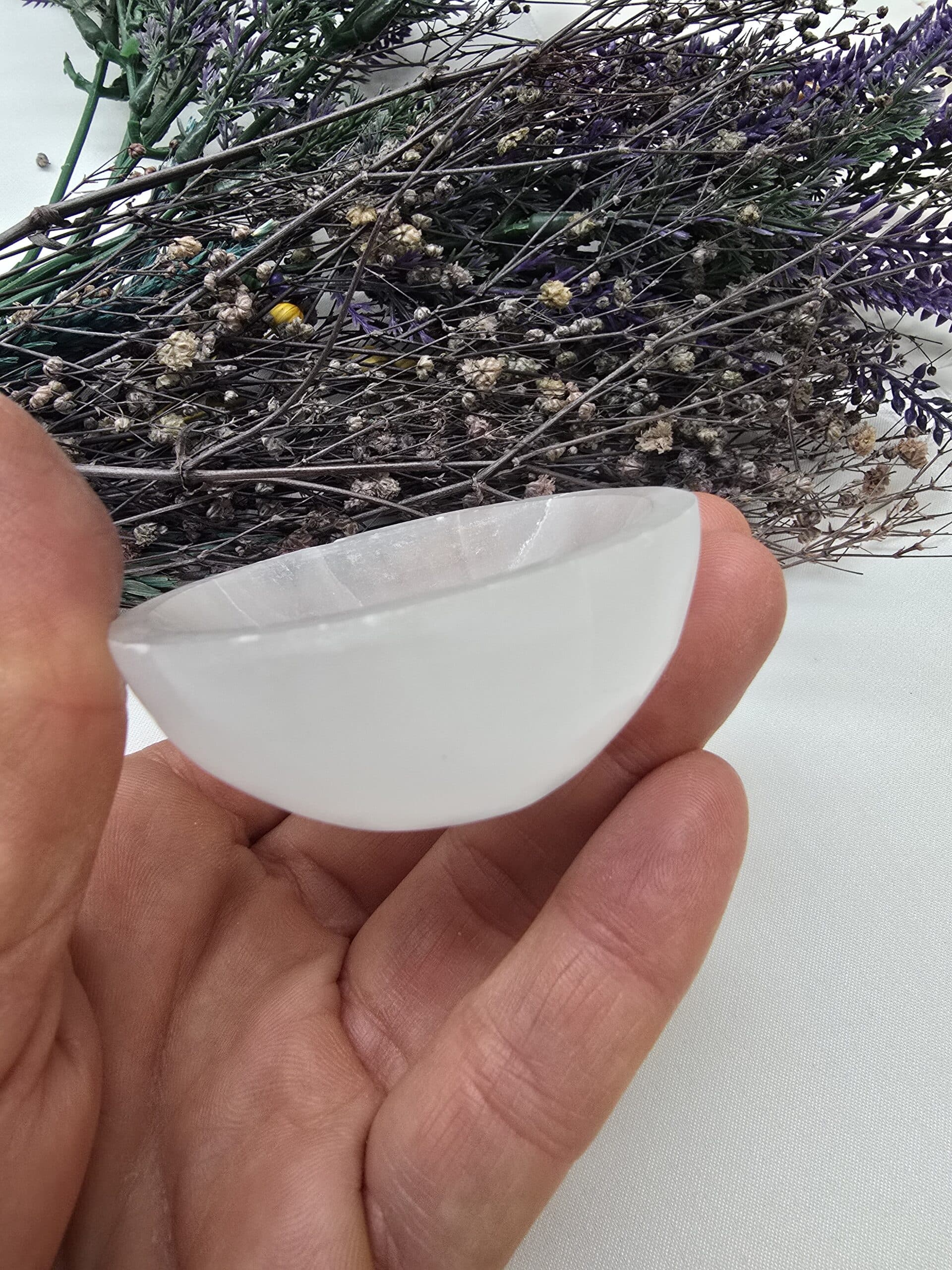 6 Cm Arinma Canak Selenit Tasi