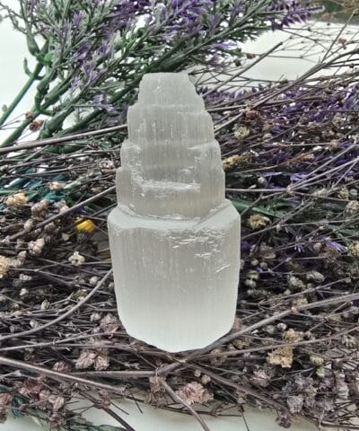 6 Cm Kule Selenit Tasi 3