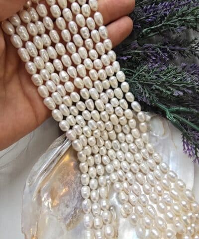 6x8 Mm Premium Arpa Dogal İnci 2