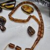 7x10 Mm Orijinal Kesme Kehribar Tesbih 3