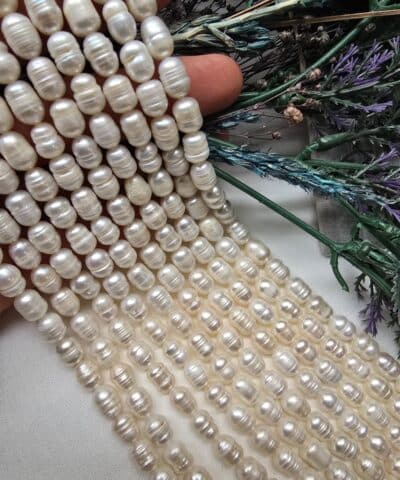 7x9 Mm Arpa Dogal İnci 3