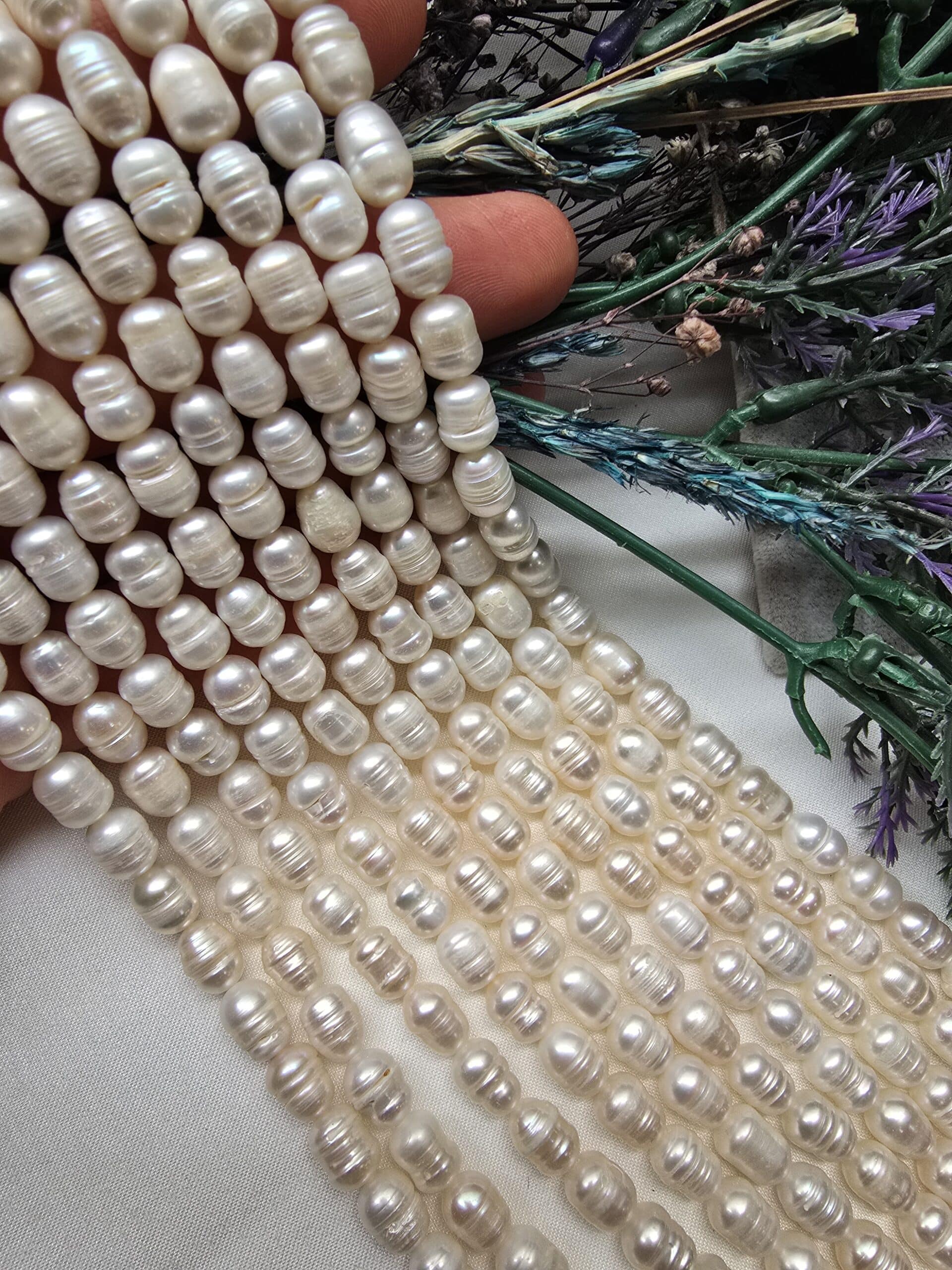 7x9 Mm Arpa Dogal İnci 3