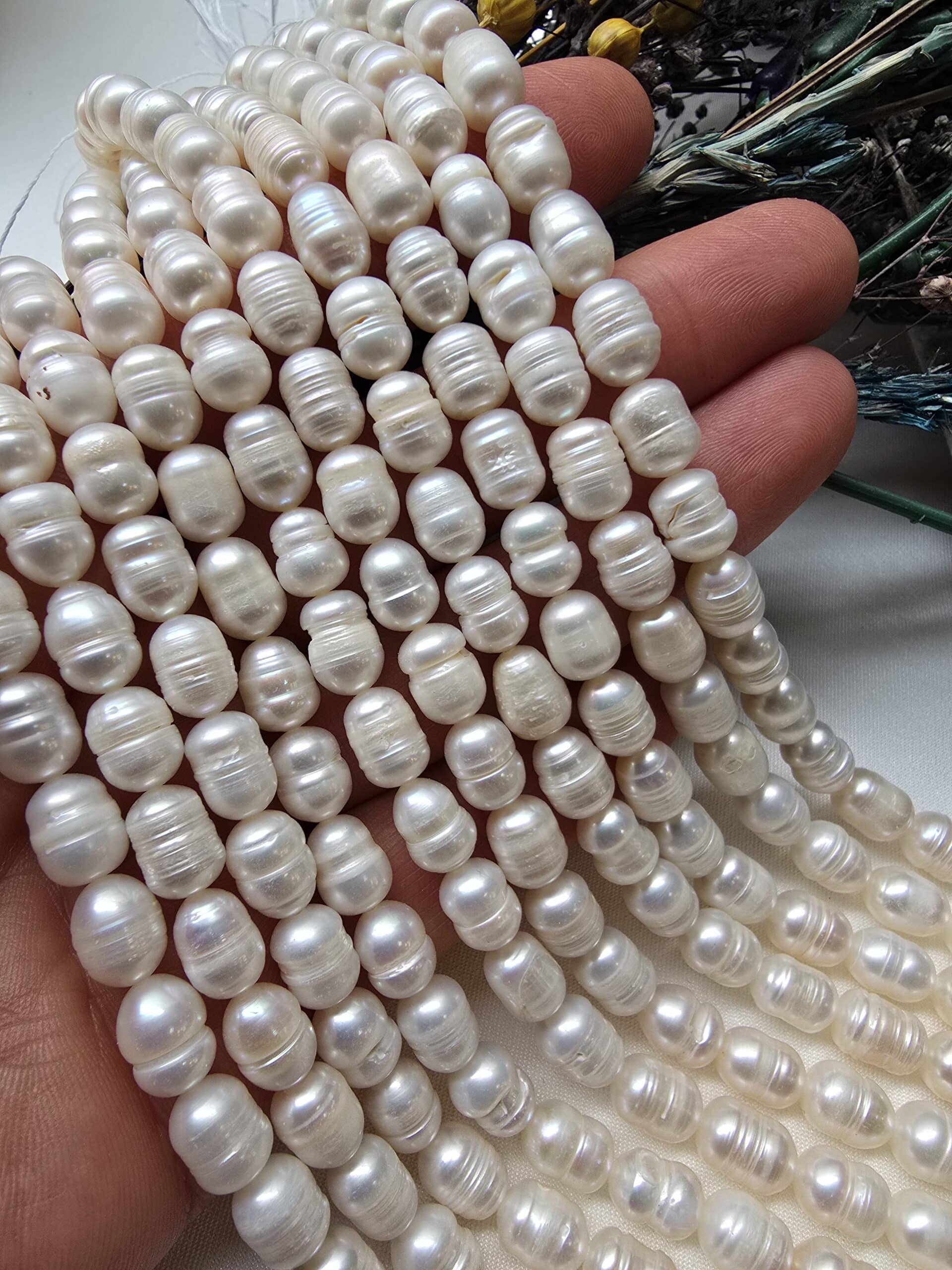 7x9 Mm Arpa Dogal İnci 4