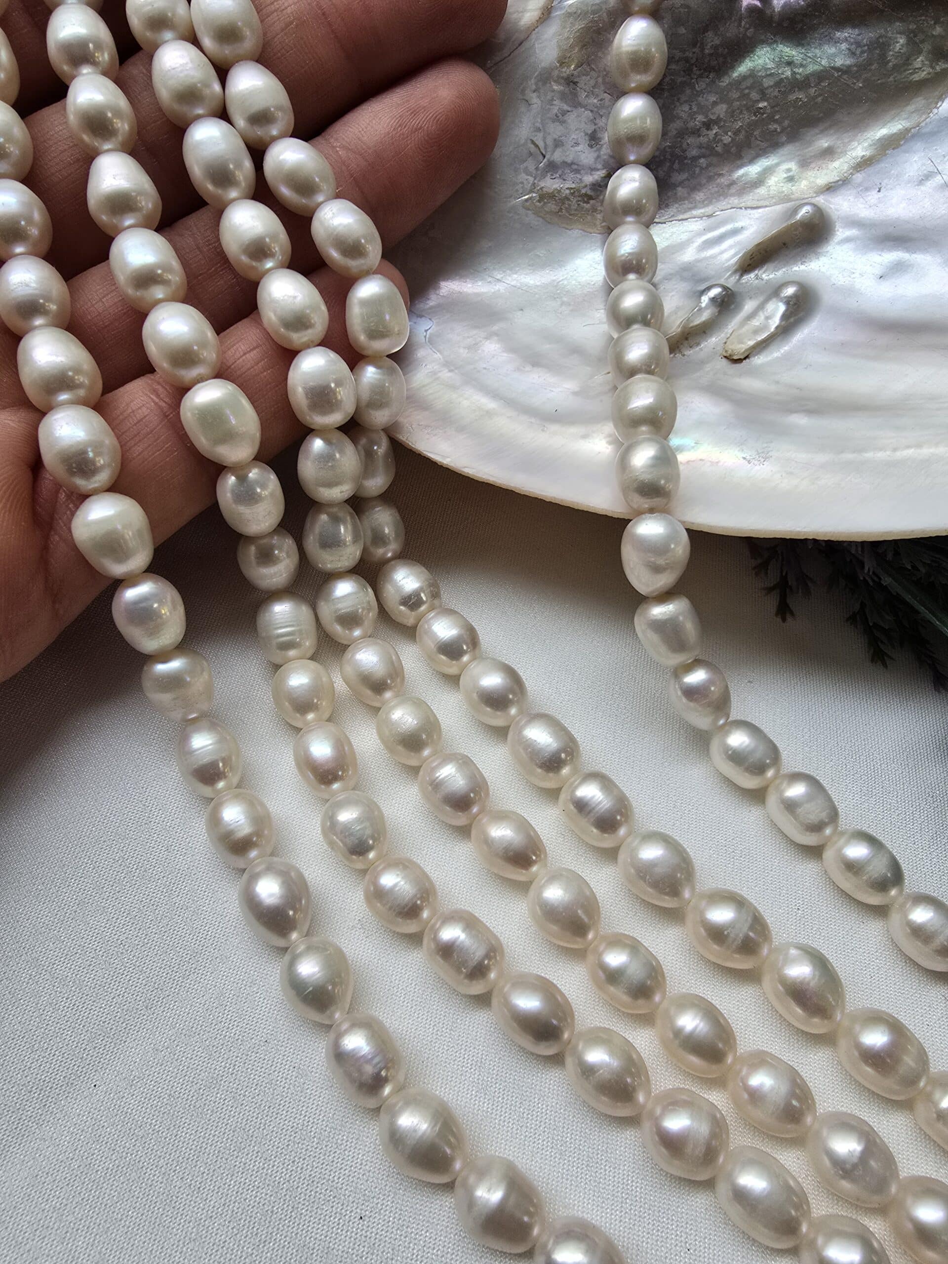 7x9 Mm Premium Arpa Dogal İnci 2