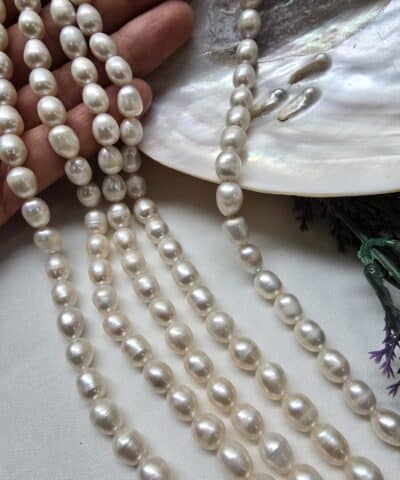 7x9 Mm Premium Arpa Dogal İnci 3