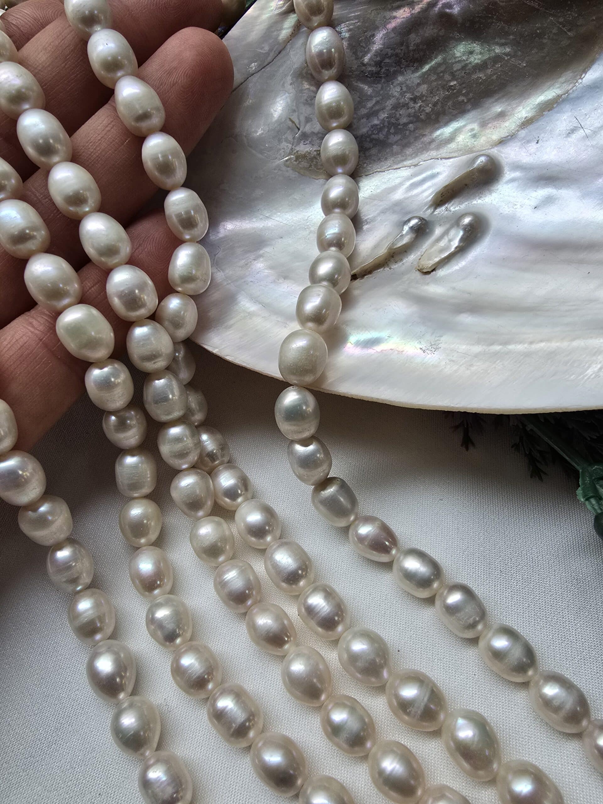 7x9 Mm Premium Arpa Dogal İnci 4