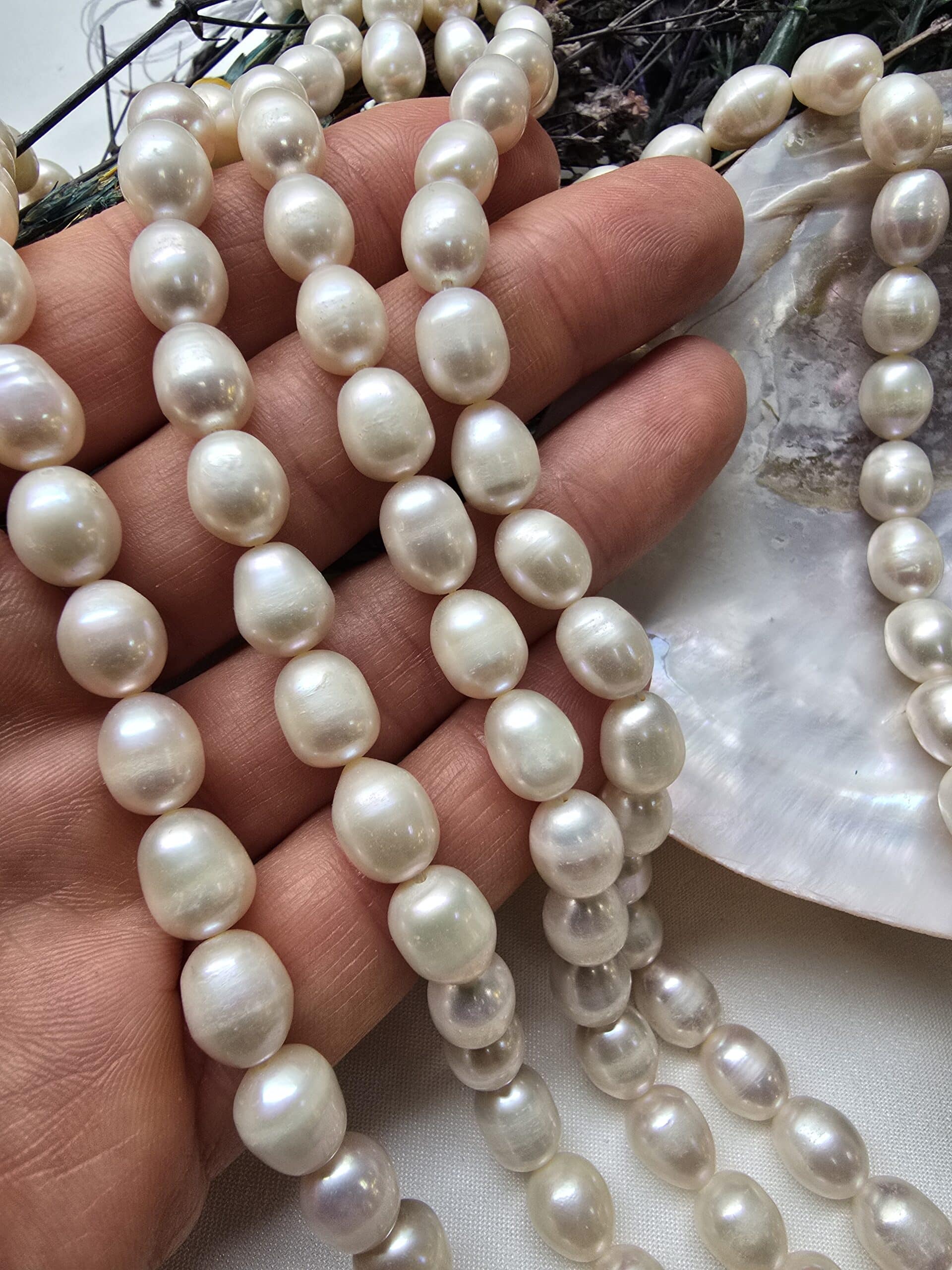 7x9 Mm Premium Arpa Dogal İnci 6