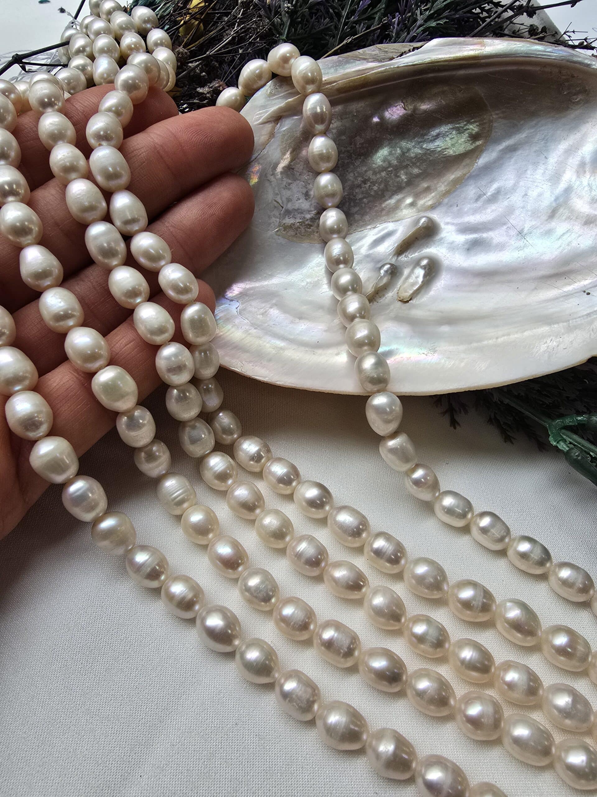 7x9 Mm Premium Arpa Dogal İnci