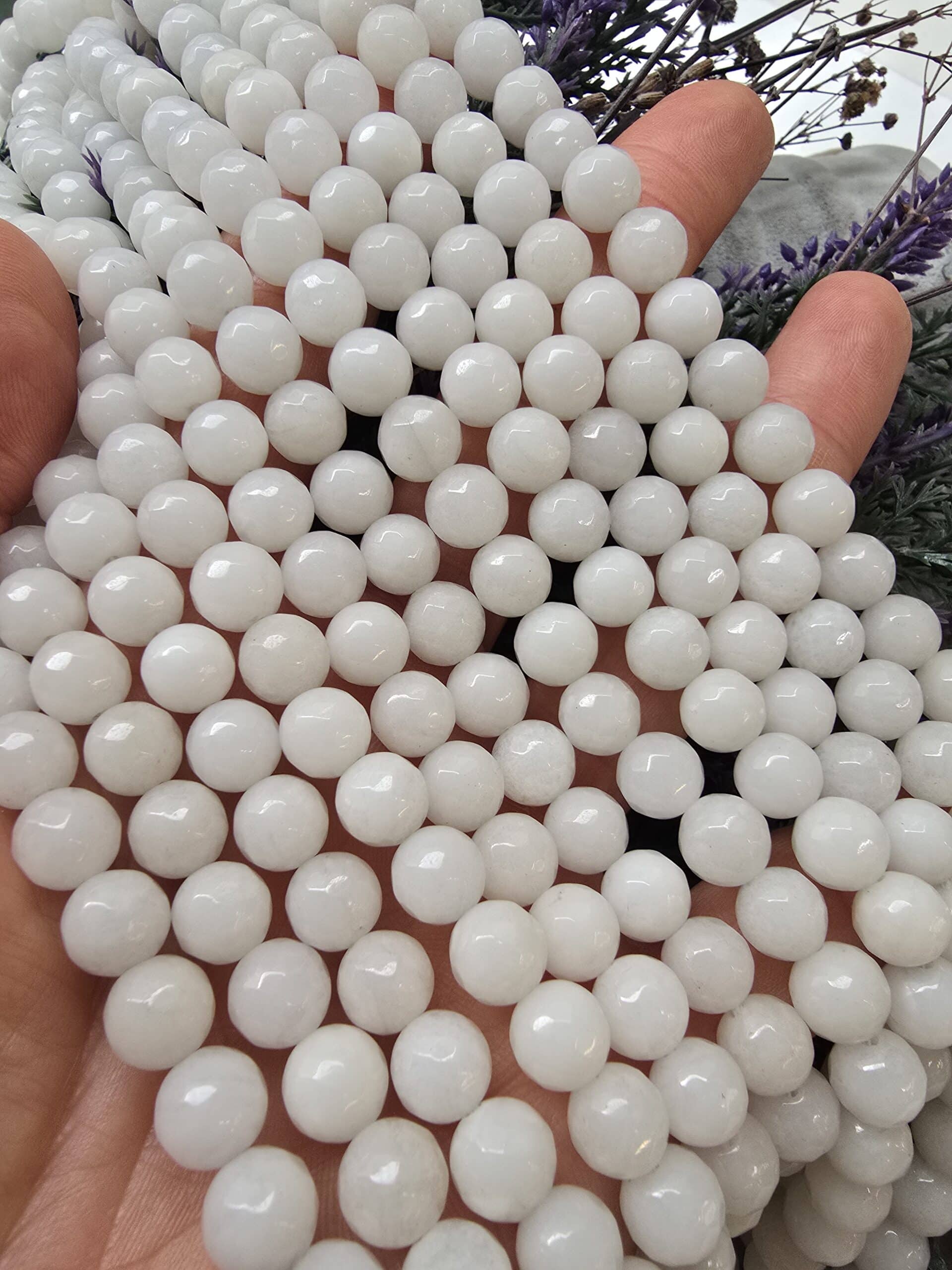 8 Mm Faset Oniks Ceyt Kuvars Tasi 2