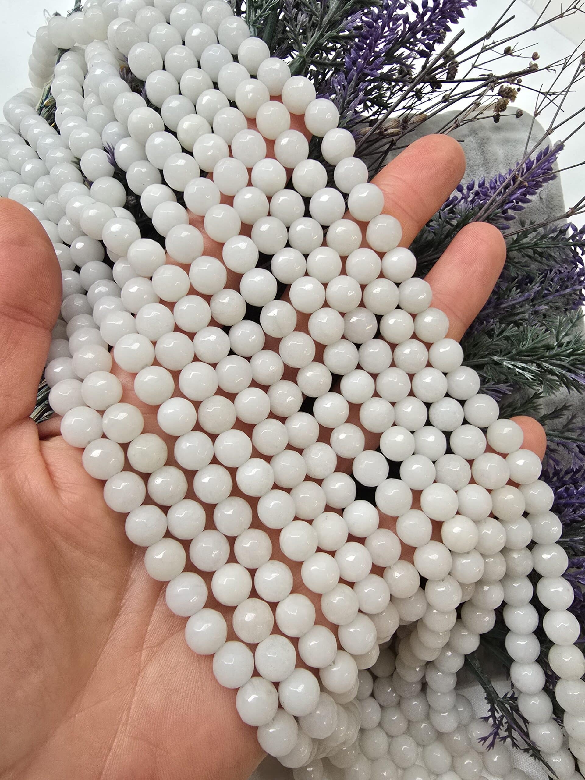 8 Mm Faset Oniks Ceyt Kuvars Tasi 3