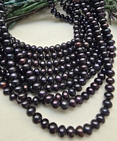 8 Mm Premium Dogal Siyah İnci 2