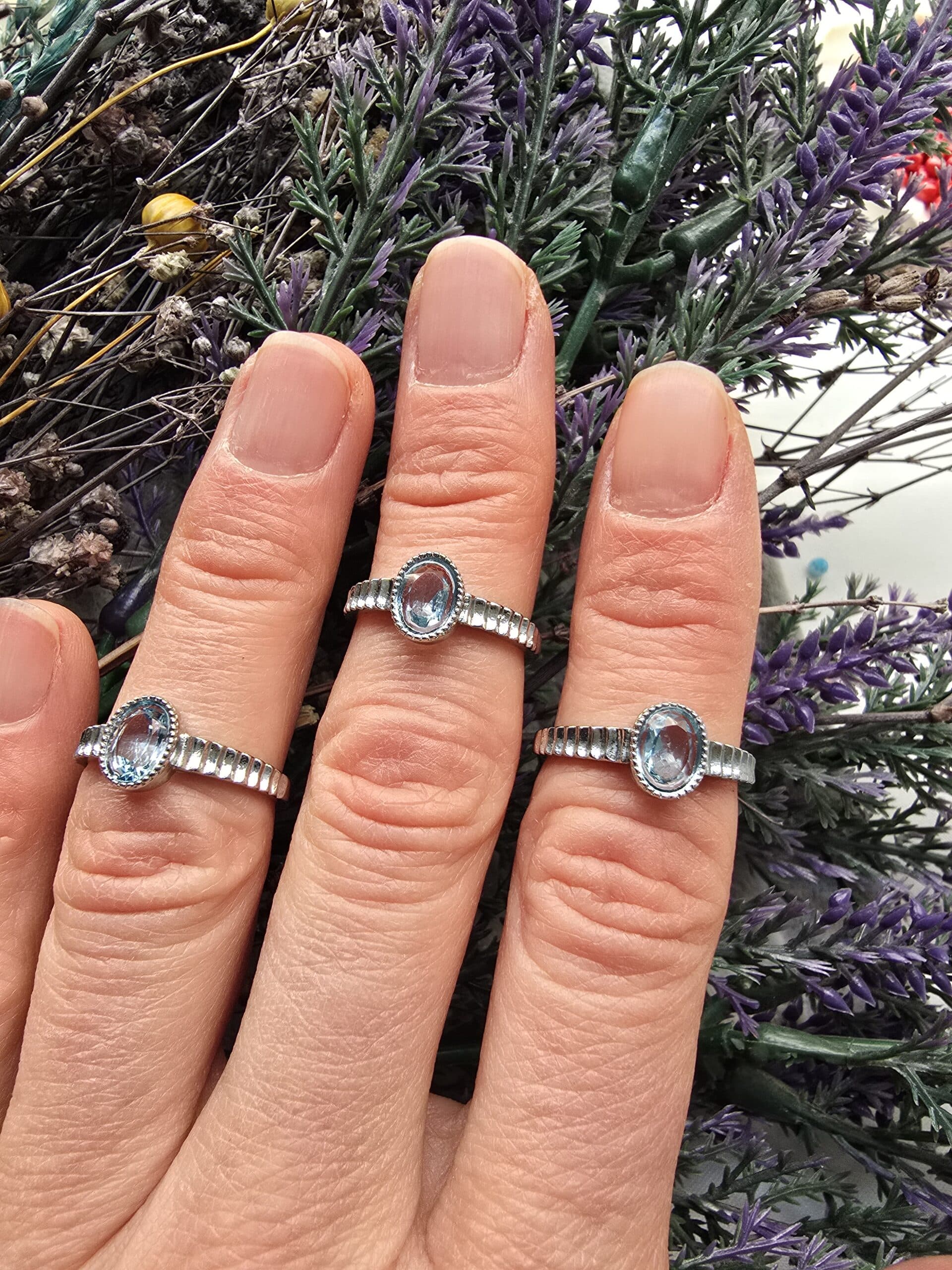 Akuamarin Tasli Yuzuk Cesitleri