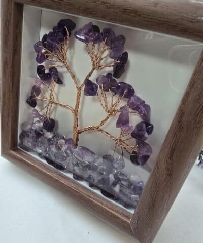 Ametist Dogal Tas Sus Obje Hediyelik Masa Ustu Cerceve 3