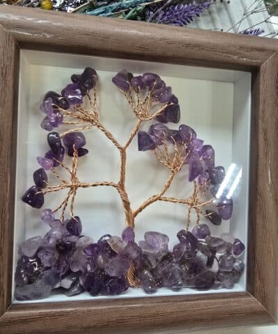 Ametist Dogal Tas Sus Obje Hediyelik Masa Ustu Cerceve