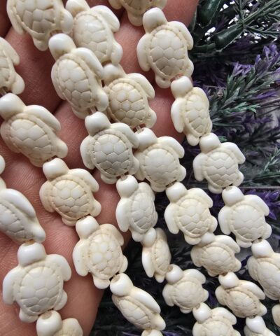 Alternative view of Kaplumbağa Beyaz Turkuaz Doğal Taş