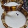 15 MM Bej Madagaskar Akik Taşı Bileklik