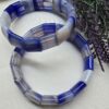 15 MM Mavi Madagaskar Akik Taşı Bileklik - Görsel 5