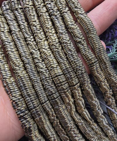 Alternative view of 7 MM Çiçek Pul Şekilli Hematit Taşı