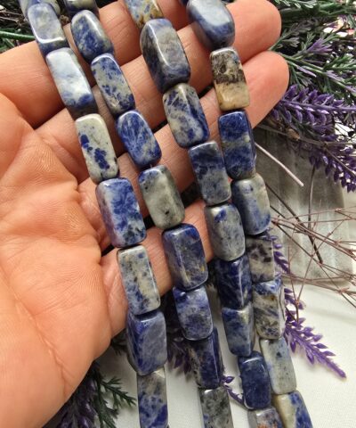 8x17 MM Dikdörtgen Sodalit Taşı