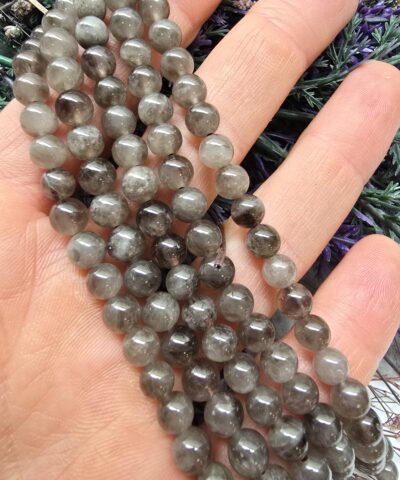 Doğal Dumanlı Kuvars Taşı Dizi - 6 MM