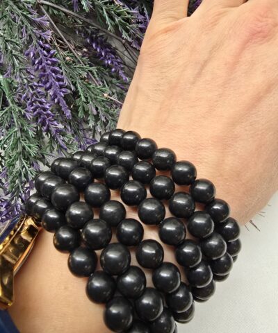 8 MM Şungit Taşı Bilekik