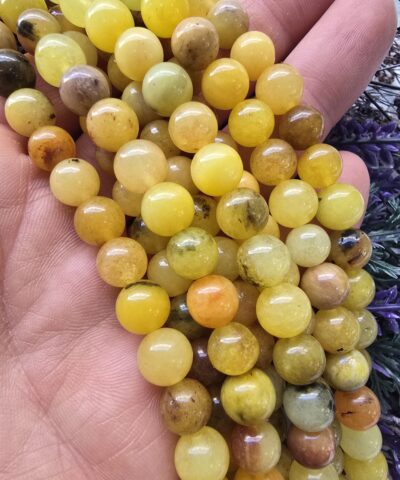 8 MM Küre Sarı Ceyt Taşı