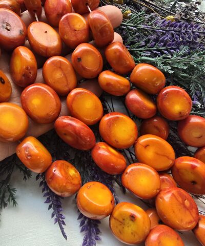 20x10 MM Oval Mercan Taşı